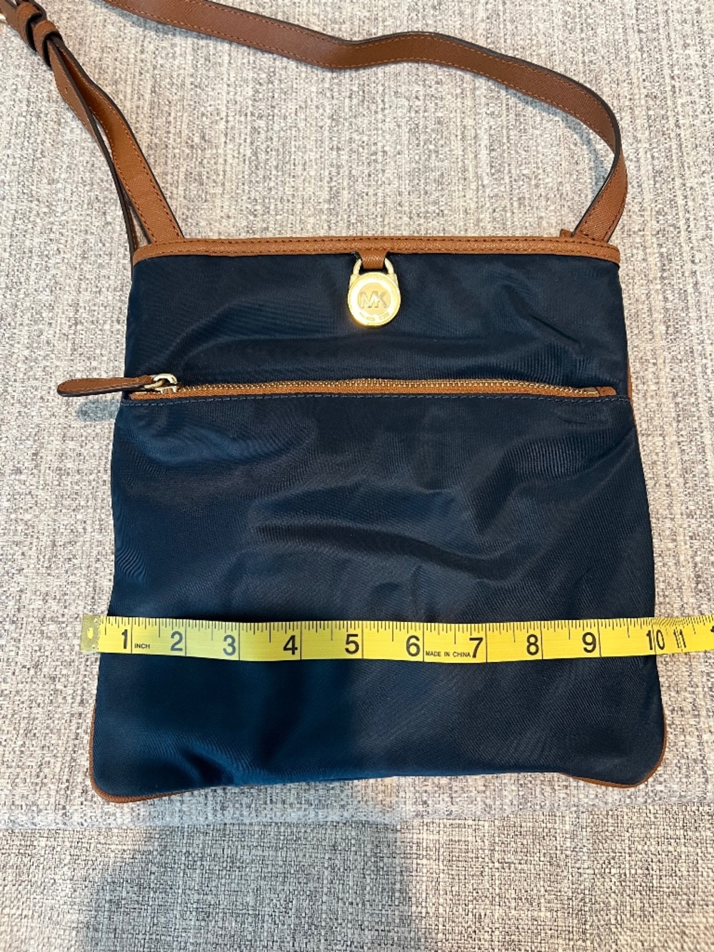 Michael Kors Kempton Navy Crossbody Bag!